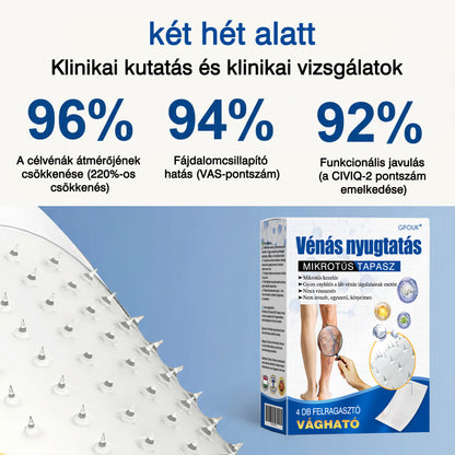 🇭🇺👨‍⚕️✅ GFOUK® VeinEase nano-mikrotűs tapasz a visszerek ápolására ⚡ Azonnali enyhülés, hosszú távú eredmények